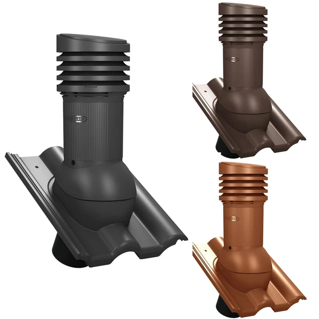Entlüfterstein Dachlüfter Dachentlüftung Dachziegel Entlüfter 125mm oder 150mm