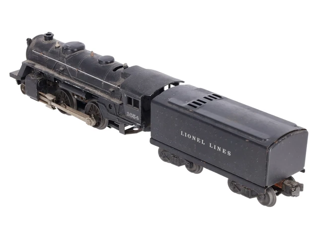 Lionel 1654 Vintage O 2-4-2 Steam Locomotive w/ 1654T Tender 2
