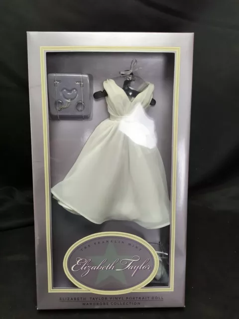 Franklin Mint Elizabeth Taylor "Cat On A Hot Tin Roof" White Dress L16