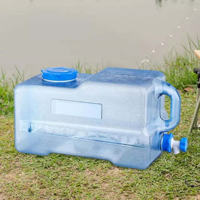 24L Camping Water Container, Large Capacity Outdoor Water
