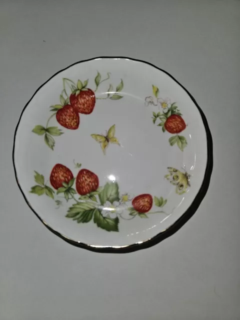 Queens Rosina China Virginia Strawberry Plate/ Trinket Dish