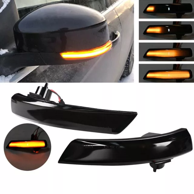 Dynamic Turn Signal Indicator Mirror light For Ford Focus 2 3 MK2 MK3 08- 16