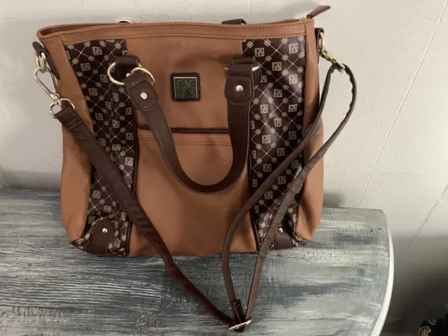 Jose Hess Handbag Purse Extra Large Satchel Bag W/dust Cover Danbury Mint