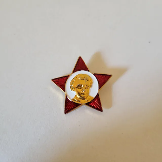 Vintage Russian Soviet Pin Badges Lenin Oktyabryonok Star USSR Propaganda 2