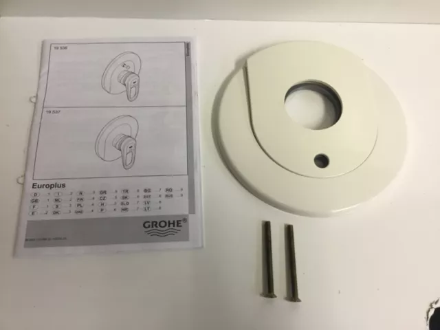 GROHE Europlus,Cubierta Blanco,la Placa de Cubierta,Wanne / Ducha Conversión