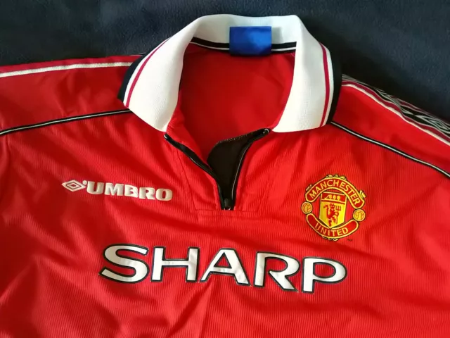 Manchester United Trikot, ManU, MUFC, Umbro, Sharp, Jersey, Shirt, FCB