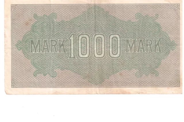 Reichsbanknote á 1000 Mark vom 15.September 1922 2