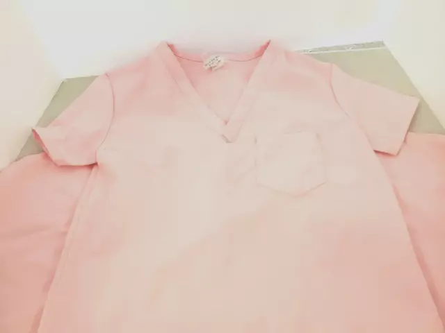 Landau child kid 2-pc pink scrub set for costume Size 5-6 Worn lightly twice