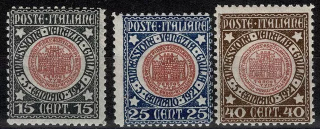 1921 Kingdom D'Italia Annexation Venezia Giulia 3 V. MNH MF73773