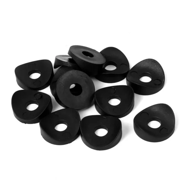 12Pcs Black Deck Washers 25mm x 8mm x 9mm Machine Round Spring Washers