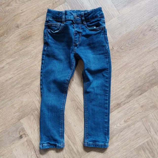 Girls ZARA 'the Skinny pant' Blue Jeans Age 3-4 Fab!