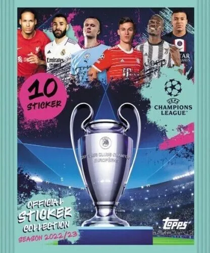 Topps CL 2022 2023 10 Sticker aussuchen choose UEFA Champions League Panini