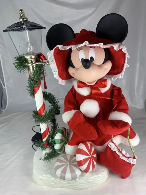 Vintage Disney Minnie Mouse Santa’s Best Holiday Animated Mickey Unlimited WORKS