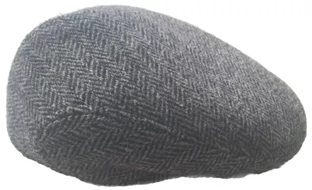 Abbigliamento, Cappelli Accessori Uomo: Harris Tweed Cappello Tessuto a Mano, Cappello Trapuntato L/XL.