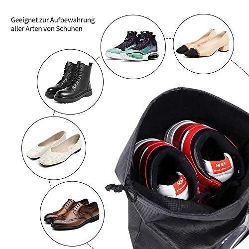10 Stück Schuhe Tasche Vlies Reise Aufbewahrungsbeutel Kordelzug Staubbeutel 14