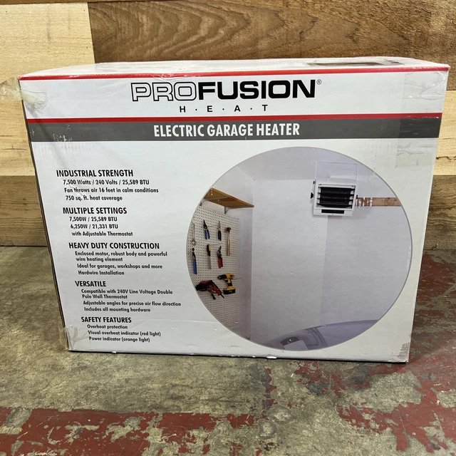 PROFUSION HEAT CEILING-MOUNT Shop Heater 25,590 BTU, 240 Volts, Model# EH-4604B  $199.99 - PicClick