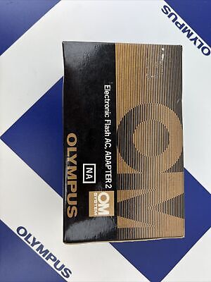 New NOS OLYMPUS OM Electronic Flash AC, Adapter 2 for T10, T20, T32 (120V) Japan