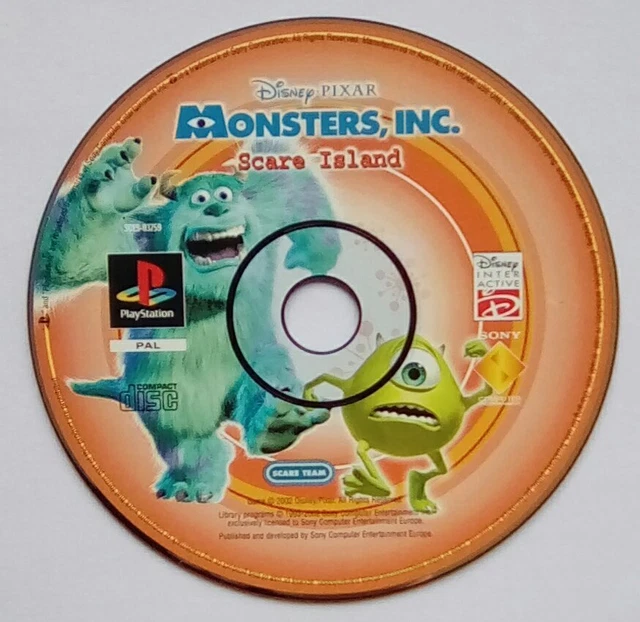 *DISK ONLY* DISNEY Monsters Inc Scare Island Playstation 1 One PS1 ...