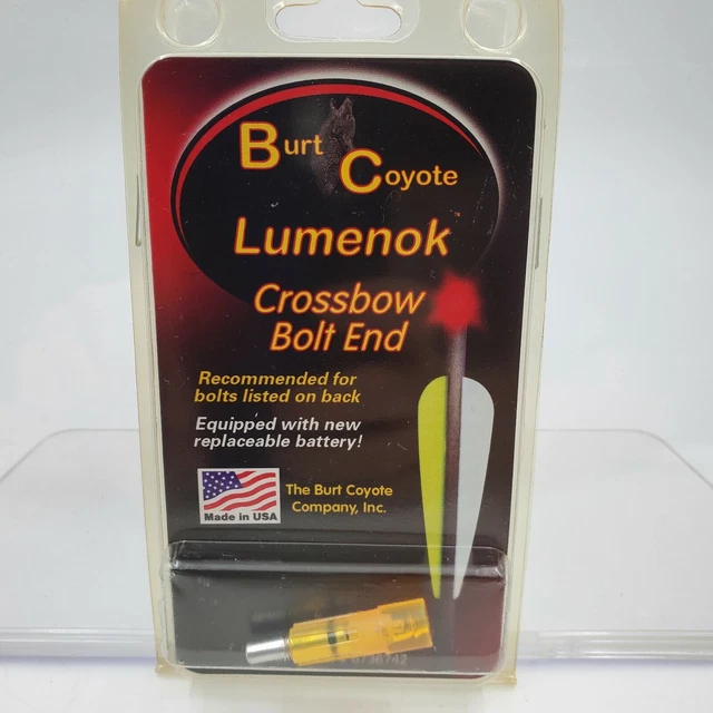 New Burt Coyote Lumenok Crossbow Bolt End 2219 Flat For 2219 Aluminum Shafts