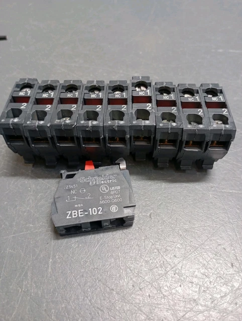 Schneider Electric ZBE Harmony Bloc Contact pour Bouton, 22 Diamètre