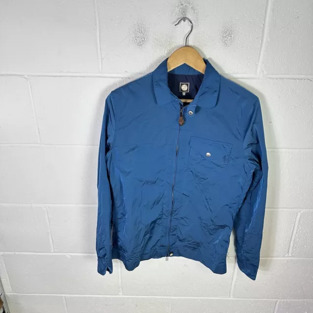 PRETTY GREEN JACKET Mens 2XL XXL Brown 100 Leather Parks Mods Gallagher Oasis 73.95 PicClick UK