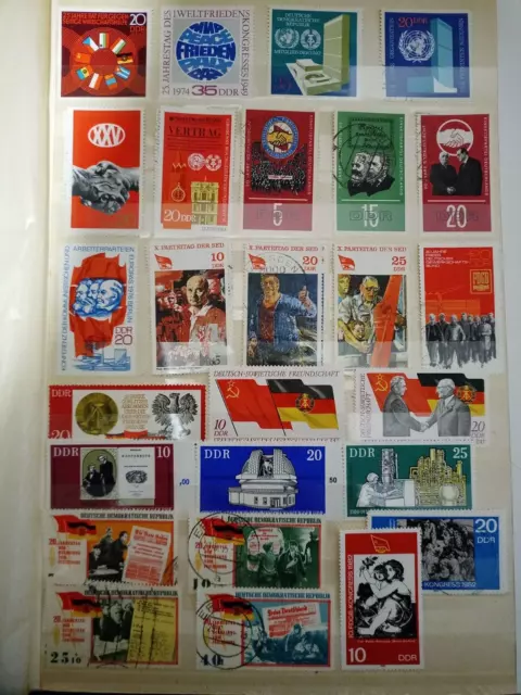Briefmarken ( aus Zeiten des EX-O-Blocks: DDR, USSR, Polen, Ungarn)