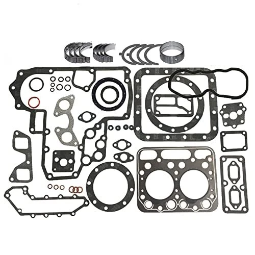 Z602 Main/Con Rod Bearing&Full Gasket Kit Compatible for Kubota Engine BX1500