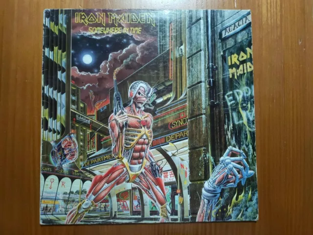 Disco Vinile LP 33 giri  IRON MAIDEN Somewhere in Time prima stampa 1986