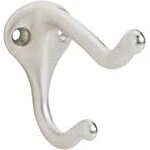 Ives 571A Aluminum Traditional Cast Aluminum Coat & Hat Hook With 3" Projection