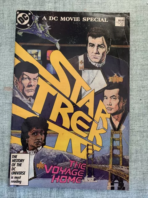 Star Trek 4 The Voyage Home DC Movie Special Comic