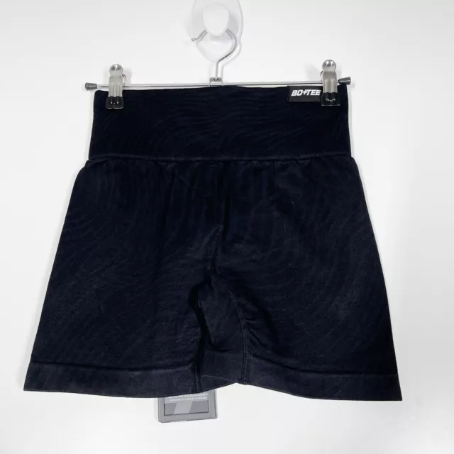 BO+TEE WOMEN'S LOOSEN Up High Waist Ribbed Mini Shorts, Size S, Red £6.99 -  PicClick UK