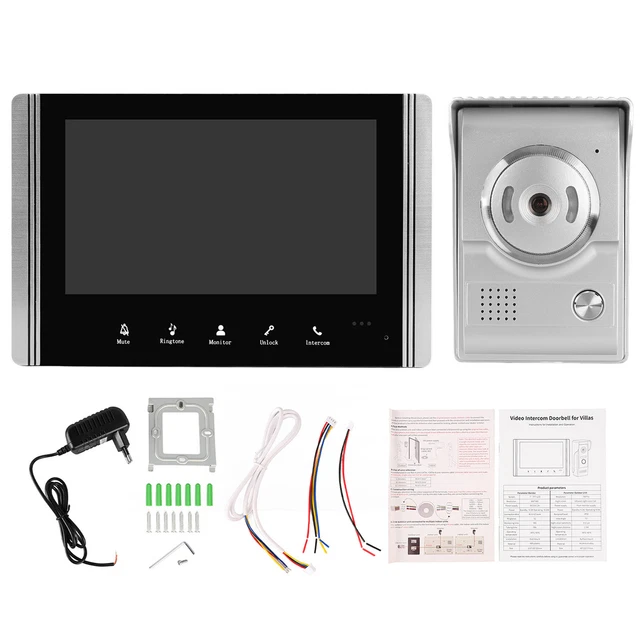 Campanello Video Kit Campanello Citofono Visione Notturna Per Appartamento In