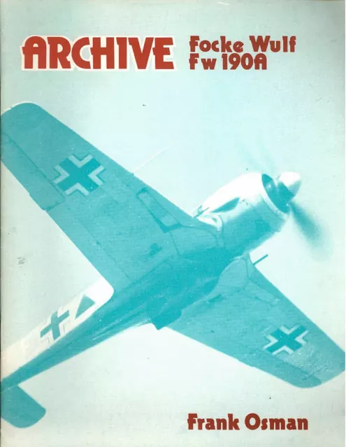 ARCHIVE FOCKE WULF Fw190A WW2 GERMAN LUFTWAFFE JAGDGESCHWADER JG DAY FIGHTER SG