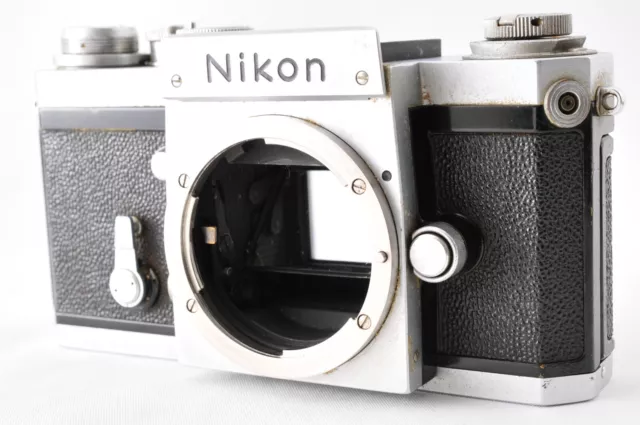 【Excellent4+】Nikon F 35mm Film Camera Silver Body