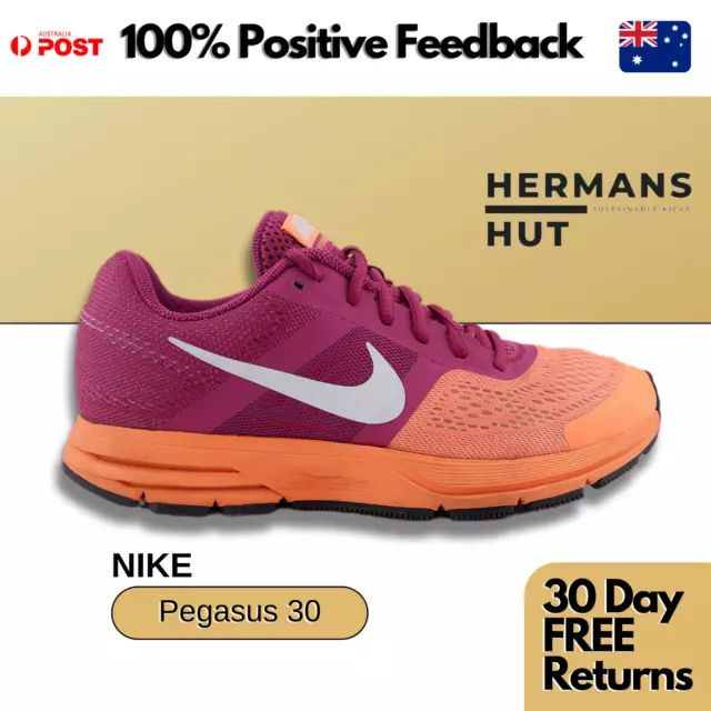NIKE Pegasus 30 Womens Purple Running Athletic Shoes - Size US 9