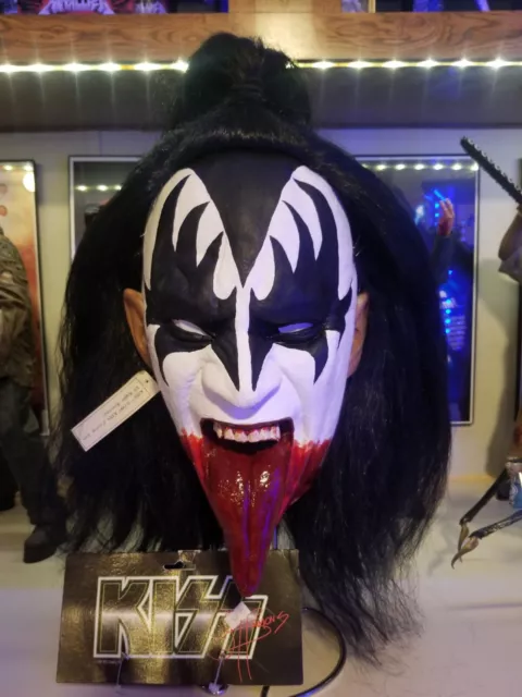 Kiss God Of Thunder Gene Simmons Mask Bloody Custom