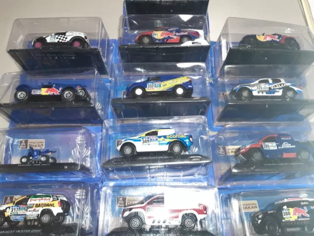 Preciosas miniaturas Colección Rally París - Dakar a escala 1:43.