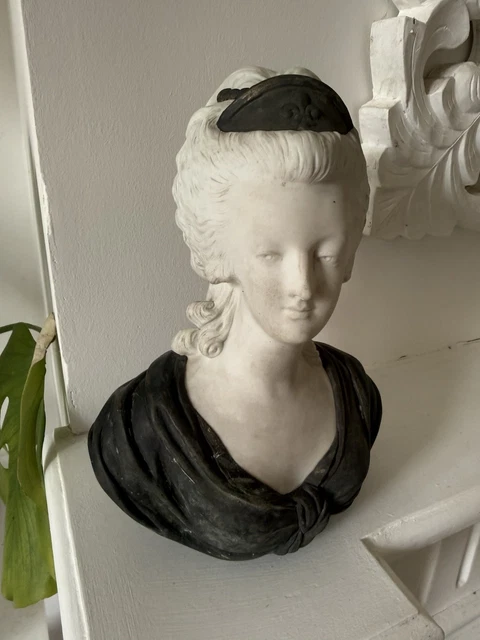 Grand Buste De Vauban En Staff Patiné - Hauteur 62cm - Neuf - Décoration