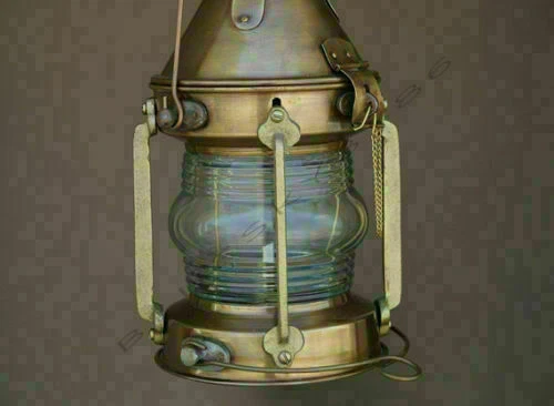 Antike Marine Schiff Laterne Boot Licht Anker Lampe Frachtschiff Öl Kerosin...