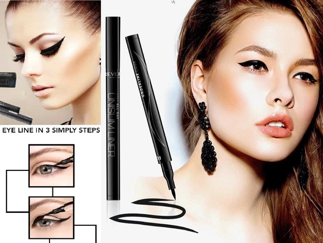 Langlebiger schwarzer Augenauszug Präzisionsbleistift EYELINER Flügelstift Kohl Kajal UK