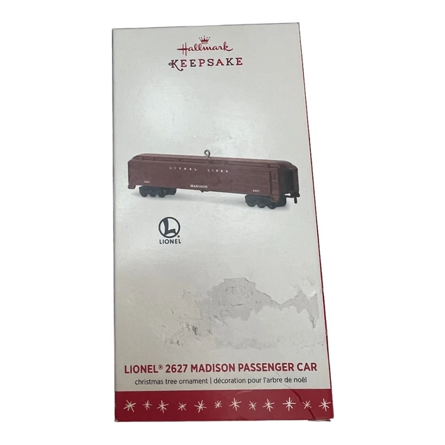 Hallmark: Lionel Train 2627 Madison Passenger Car 2016 Keepsake Ornament