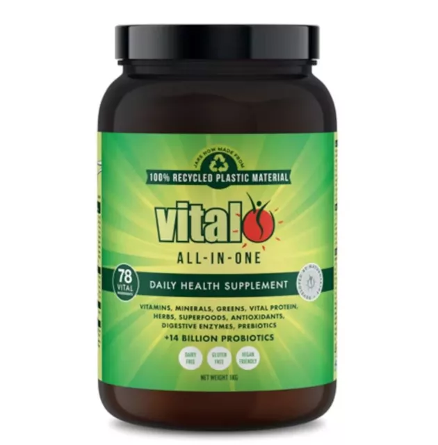 Vital All In One Daily Health Supplement 1KG Powder Multivitamin and Mineral