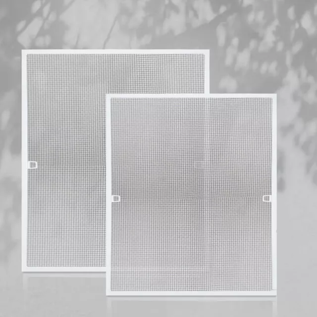 Mosquitera para ventana corredera (An x Al: 70 x 130 cm, Color bastidor:  Blanco)