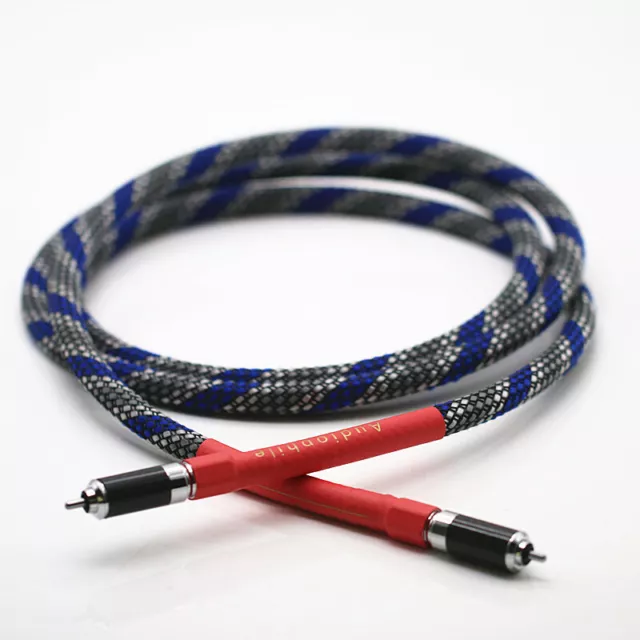 Cable de cobre puro 75 ohmios OFC HIFI audio video subwoofer cable coaxial digital RCA