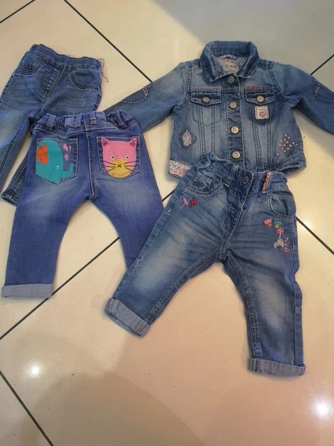 Next Baby Girl 6-9 Months Denim Bundle
