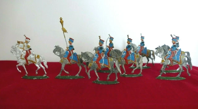PLATS D' ETAIN ZINNFIGUREN FLAT TIN FIGURE / CAVALIER
