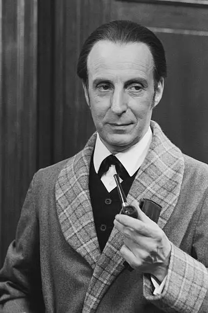 Actor Ian Richardson Dressed In Character As Sherlock Holmes 1982 OLD PHOTO