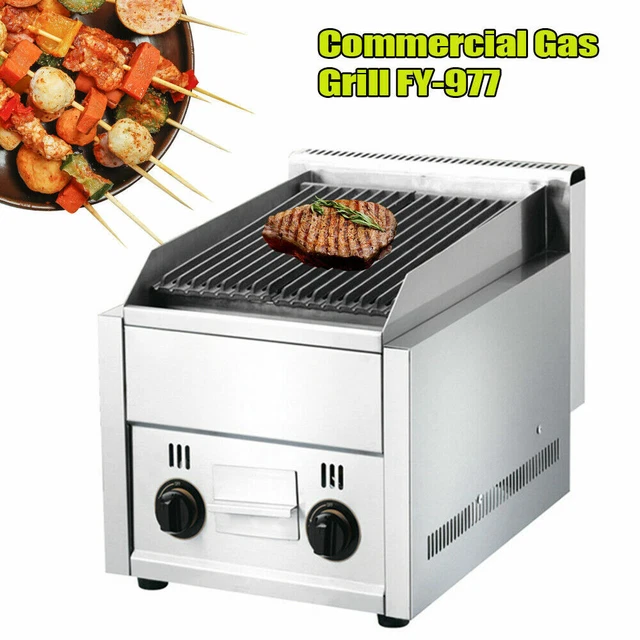COMMERCIAL GAS GRILL Broiler Char Grill Shawarma Restaurant 2800Pa Gas