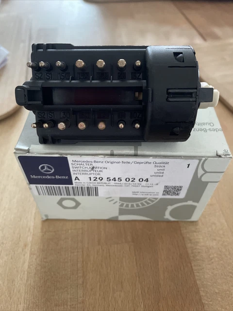 MERCEDES BENZ SL R129 Ignition Switch A1295450204 NEW OEM £170.00 ...