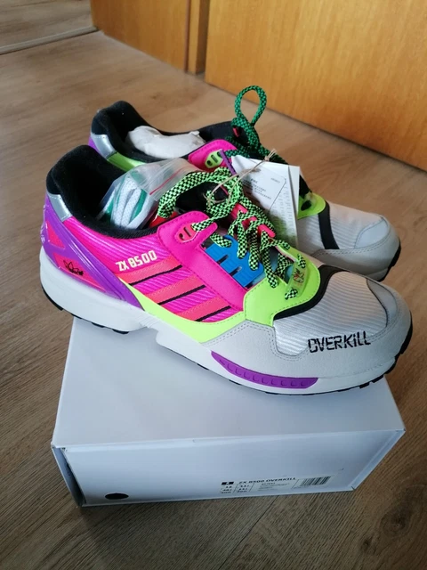 Adidas ZX 8500 x Overkill in 45 1/3 in 1UP Karton und Malen nach Zahlen